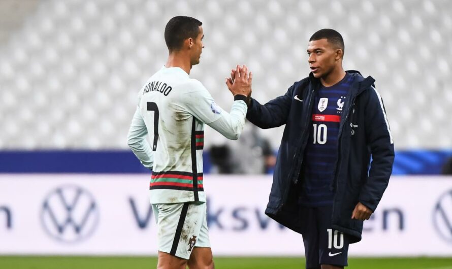 En photo, la réaction de Cristiano Ronaldo à l’arrivée de Mbappé au Real Madrid