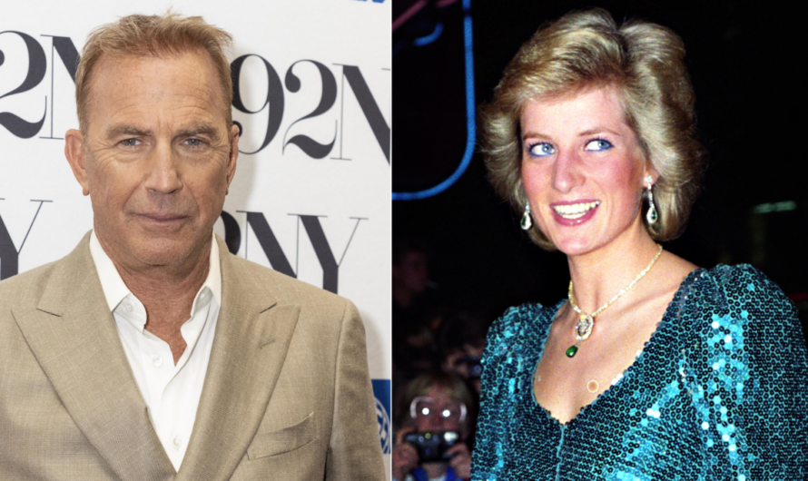 Kevin Costner révèle un secret confié par le Prince William sur Lady Diana