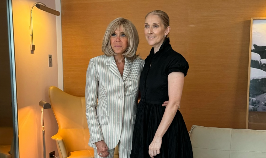 En photo, Céline Dion rencontre Brigitte Macron !