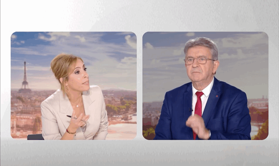 Jean-Luc Mélenchon cinglant avec Léa Salamé sur France 2 : “Vous faites le répondeur automatique madame !”